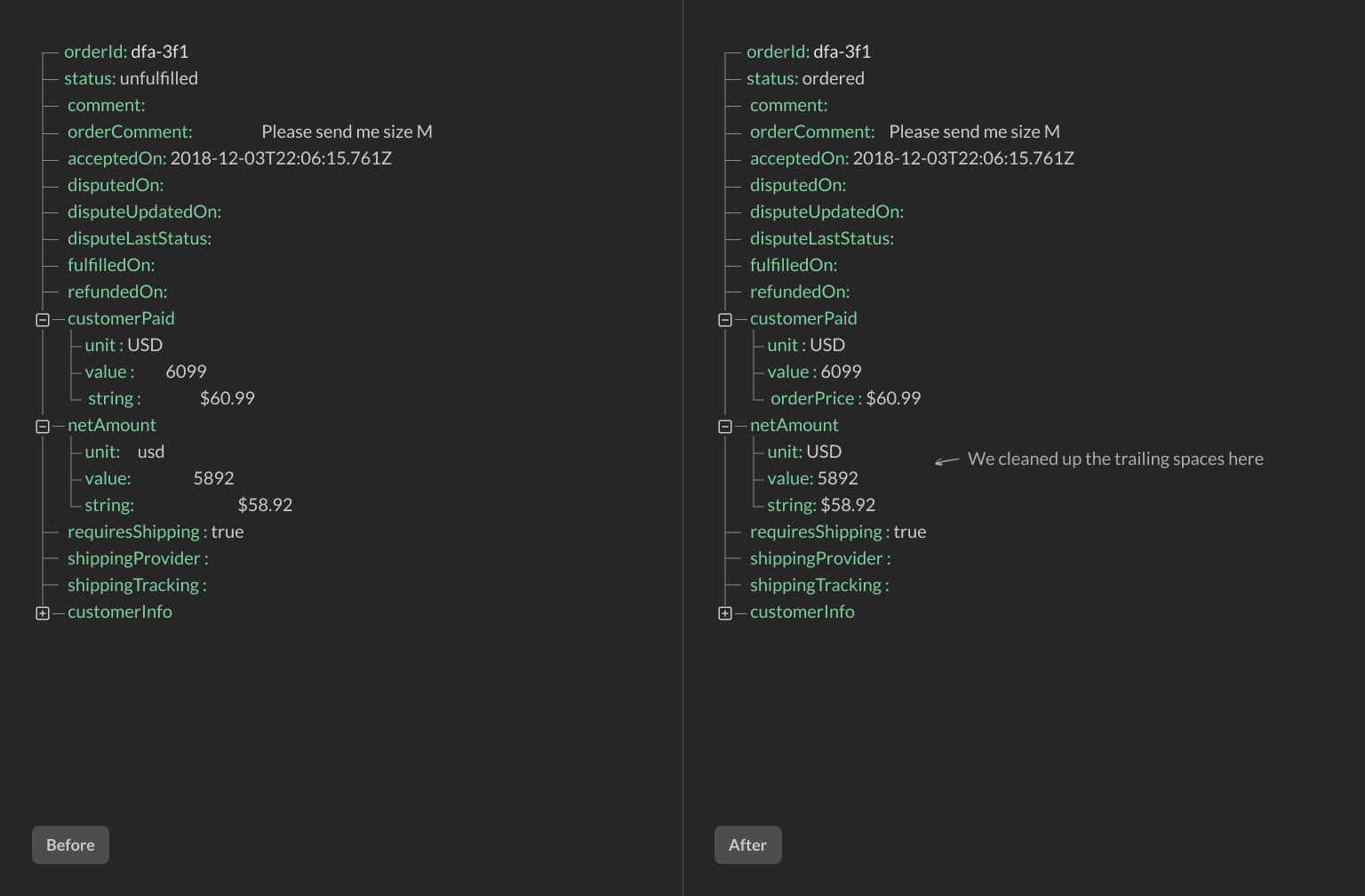 How to clean and format API data