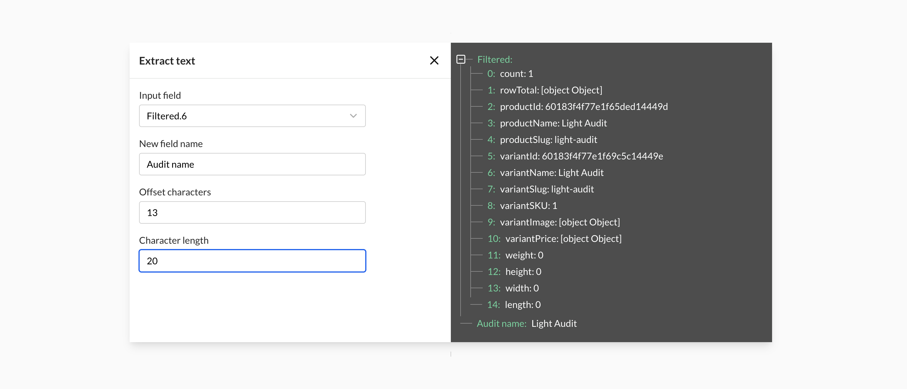 Filter & sort e-commerce data on any no-code platform